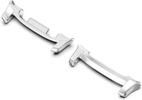 محولات 2pairs متوافقة مع Samsung Galaxy Watch 8 40mm/44mm/Classic 46mm 2025 Watch Band ، محول توصيل الفولاذ المقاوم للصدأ المعدني لـ Galaxy Watch 8 Accessories in Kuwait