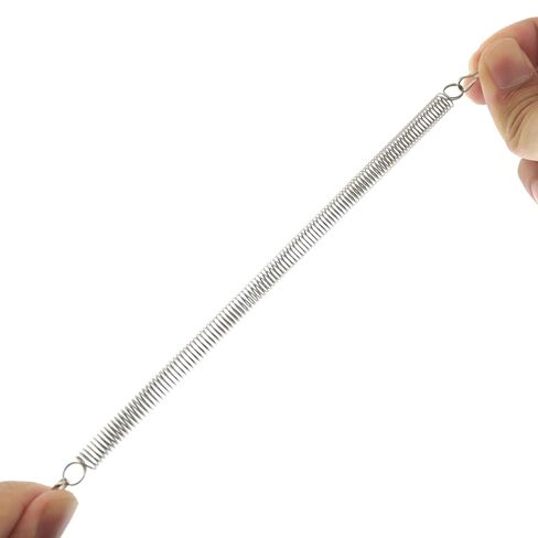 Maxmoral 6pcs Spring مع مقطع توتر من الفولاذ المقاوم للصدأ ربيع مع مشبك شنشي هامستر شارب يثبت الربيع لتثبيت أنبوب شارب صغير تغذية حيوانات صغيرة in Saudi Arabia