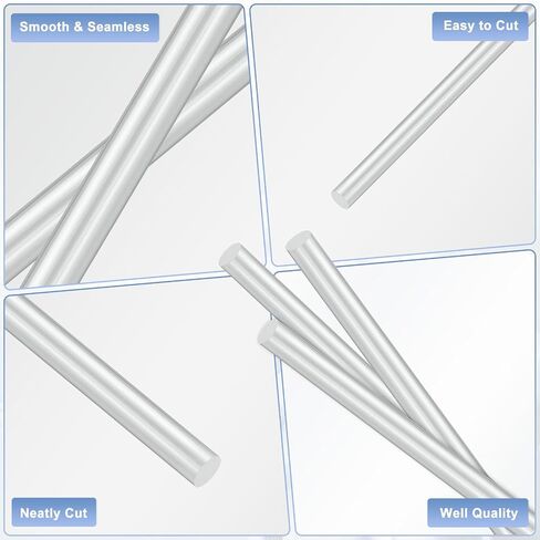 8-Pack Round Aluminum Rod, 2-8mm Dia 100mm (4") Length 6061 Aluminum Round Rod Solid Lathe Bar Stock Metal Sticks for DIY Crafts Making/Industrial/Construction/Model in Saudi Arabia