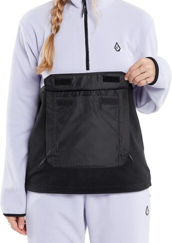 Volcom للسيدات القياسية الصوفية القطبية 1/2 zip التزلج على الجليد التزلج على الجليد ، الأسود S4 in Saudi Arabia