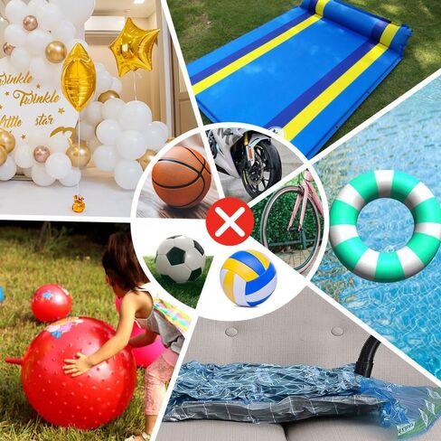 Cordless Balloon Pump Electric Compatible with Dewalt Battery for All Balloons, 5 in 1 Balloon Pump Outdoor for Inflating/Deflating Balloons, Air Beds Yoga Balls & Party Decoration (No Battery) in Saudi Arabia