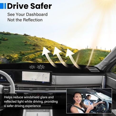 حصيرة تغطية Dash Cover متوافقة مع Hyundai Sonata 2011 2012 2013 2014 Dashboard Cover for Pad Custom Car Dashboard Accessories Ornament in Saudi Arabia
