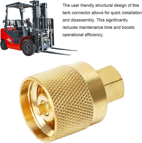 Metal Forklift Tank Connector, Quick Install Adapter for 20lb 33.5lb 43.5lb Tanks, for Coupler 7141F and 7141M in Saudi Arabia