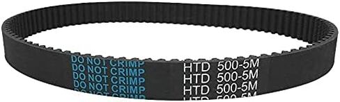 HTD Belt 500-5M-10, Closed Loop Timing Belts, 12/15/30mm Width, 500 Length, Synchronous Rubber Belts Part, 100 Teeth, Suitable for Timing Pully (Length : 500-5M, Width : Width 10mm) in Saudi Arabia