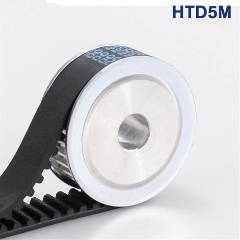HTD Belt 500-5M-10, Closed Loop Timing Belts, 12/15/30mm Width, 500 Length, Synchronous Rubber Belts Part, 100 Teeth, Suitable for Timing Pully (Length : 500-5M, Width : Width 10mm) in Saudi Arabia