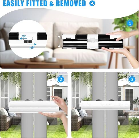 Qivine French Patio Door Security Lock ، قفل أمن الباب الفرنسي 13 بوصة للأبواب المتوافقة مع الفناء الأفقي المزدوج والمعهد (النوع ب) in Saudi Arabia