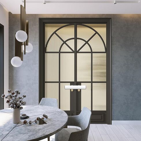 Qivine French Patio Door Security Lock ، قفل أمن الباب الفرنسي 13 بوصة للأبواب المتوافقة مع الفناء الأفقي المزدوج والمعهد (النوع ب) in Saudi Arabia