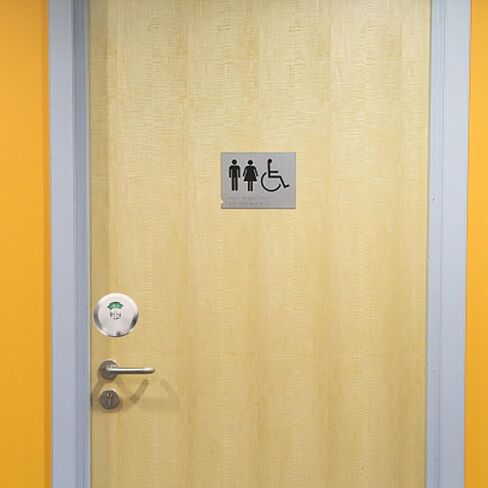 Commercial Door Lock Handle for Bathroom Privacy, Standard Vacant Occupied Sign with Indicator for Men Women Restroom Bathroom Door (Without Lock) in Saudi Arabia