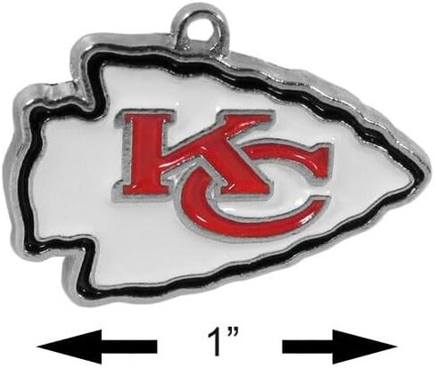 Siskiyou Sports NFL Kansas City Chiefs Huggie Hoop Earrings, Team Colors, One Size in Saudi Arabia