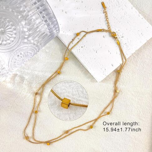 Buyongwant Minimalist Necklace Collar Chain Irregular Daily Versatile Fashion Jewelry Women Girl Silver in Saudi Arabia