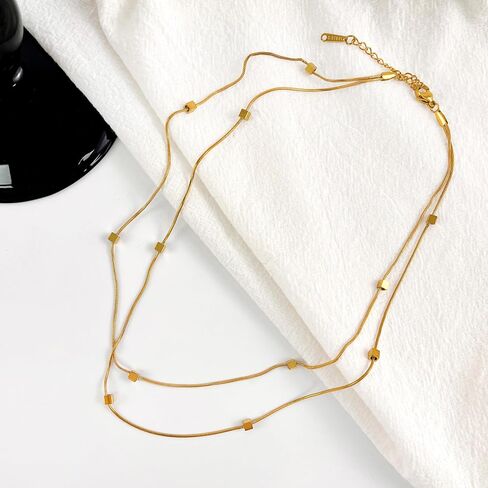 Buyongwant Minimalist Necklace Collar Chain Irregular Daily Versatile Fashion Jewelry Women Girl Silver in Saudi Arabia