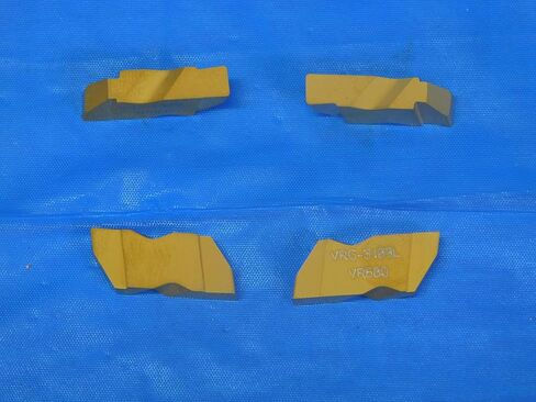 9PCS New AGI-VR/Wesson VRG-3189L VR680 TiN Coated Carbide Grooving Inserts - JP0834RDT in Saudi Arabia