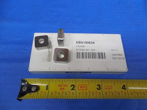 3pcs جديد Seco DSN 546 Carbide Insert Anvil/SEAT/Shim DSN150625 EDP 33719 in Saudi Arabia