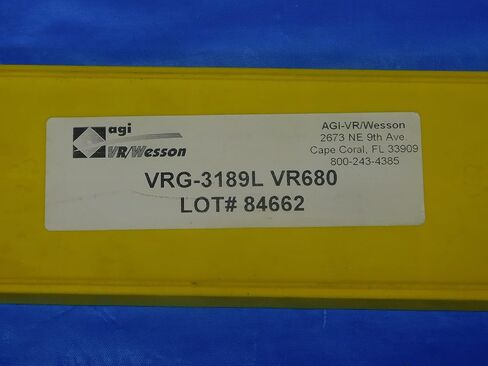 10PCS New AGI-VR/Wesson VRG-3169L VR680 TiN Coated Carbide Grooving Inserts - JP0871RDT in Saudi Arabia