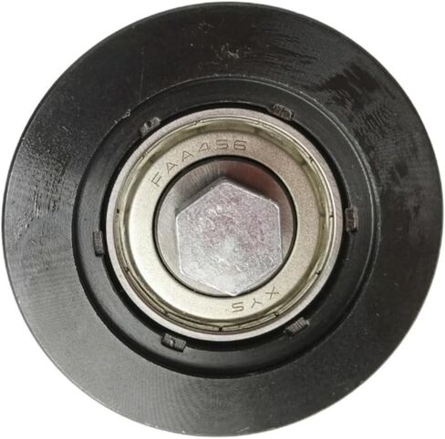 XAA456 FAA5394A50 XYSFAA456 Elevator Door Hanging Wheel White Iron Roller 56 * 16*M10 with Shaft OD 56mm W 16mm Bearing FAA456 in Saudi Arabia