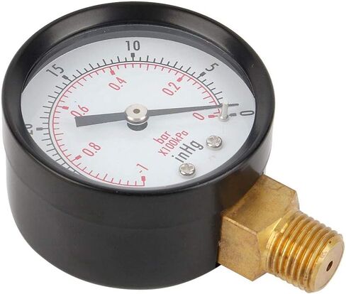 2 "مقاييس ضغط الفراغ ، 1/4" NPT أسفل MOUNT MAT MATT in Saudi Arabia
