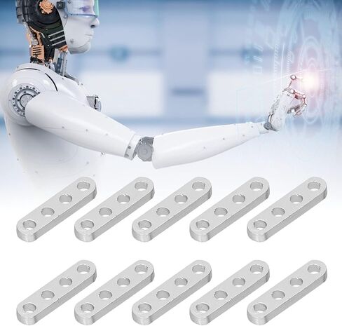 Flat Straight Braces 4x8mm Aluminum Connect Brackets for Robot Engineering Equipment (3102-0007-0056) in Saudi Arabia