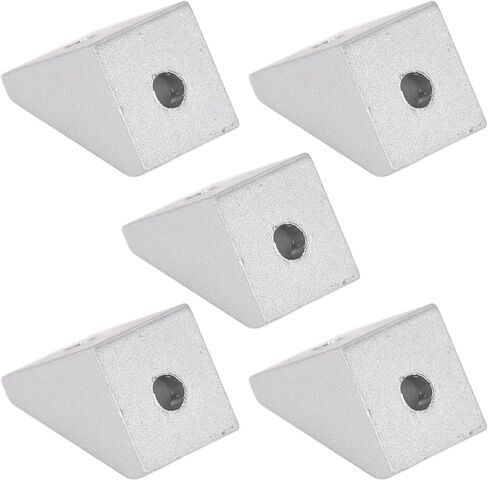 Angle Corner Connector Aluminum Right Angle Brackets 5Pcs Heavy Duty Reinforced Support for Smart Robots DIY Mechanical Accessories (3204-0001-0001) in Saudi Arabia