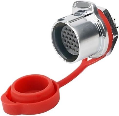LP-24 aviation and socket threaded tightening 24-core gold-plated male and female pin industrial connector(Single hole formal wear) in Saudi Arabia