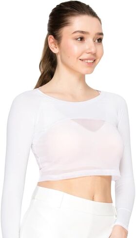 Medium Golf Cooling Innerwear Women UV Protection Base Layer Inner Top Shirt Long Sleeves Crew Neck Skin in Kuwait
