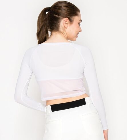 Medium Golf Cooling Innerwear Women UV Protection Base Layer Inner Top Shirt Long Sleeves Crew Neck Skin in Kuwait