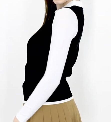 Medium Golf Cooling Innerwear Women UV Protection Base Layer Inner Top Shirt Long Sleeves Crew Neck Skin in Kuwait