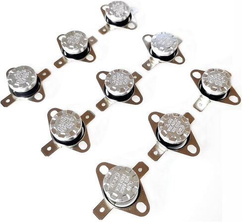 8 Pcs KSD301 100℃ 105℃ 115℃ 125℃ 130℃ 135℃ 140℃ 150℃ Thermostat Temperature Thermal Control Switch Normally Closed (NC 100-150℃) in Saudi Arabia