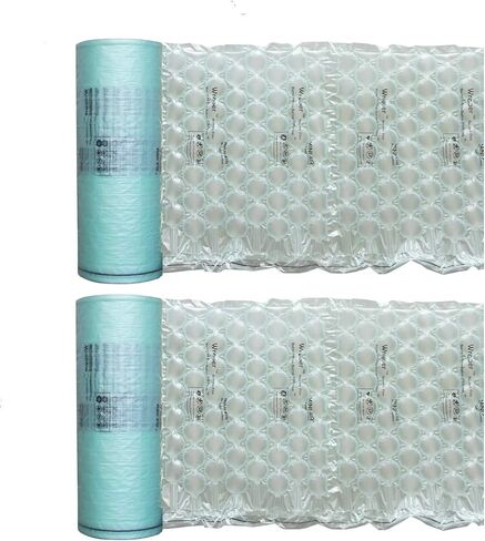 2 Rolls EA2 Air Bubbles Cushion Wrap, 1/2" Air Bubble Roll, 16''W x 1836 Feet Total, ONLY Compatible with Mini AIR Easi Generation 2 Grey color Machine AIR Cushion Air Pillow Bubble bag Wrap in Saudi Arabia