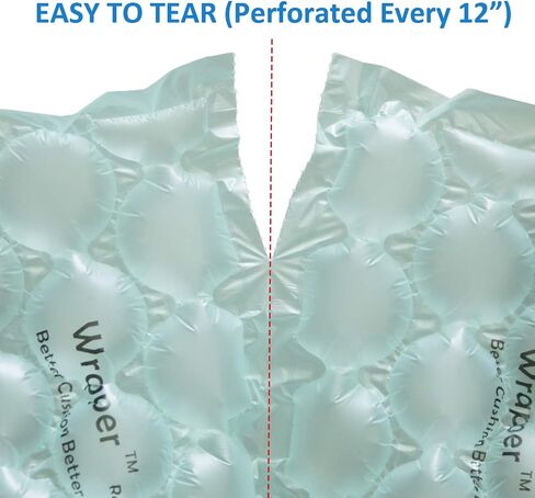 2 Rolls EA2 Air Bubbles Cushion Wrap, 1/2" Air Bubble Roll, 16''W x 1836 Feet Total, ONLY Compatible with Mini AIR Easi Generation 2 Grey color Machine AIR Cushion Air Pillow Bubble bag Wrap in Saudi Arabia