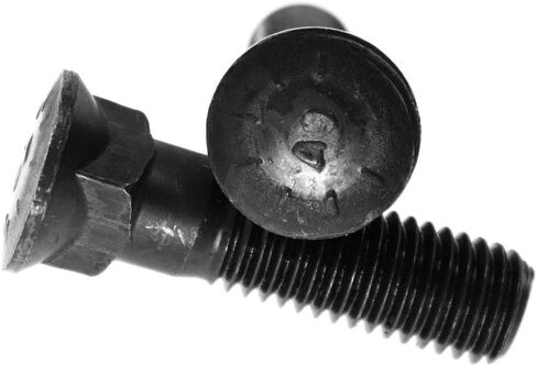 5/8"-11x3 Coarse Thread Grade 8 Dome Head Plow Bolt #3 Alloy Steel Plain Finish Pk 150 in Saudi Arabia
