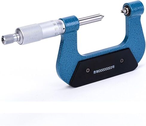 ميكرومتر مؤشر ترابط المسمار 0-25 مم 25-50 مم الصناعي مع السندان 50-75 مم 75-100 مم خارج ميكرومتر 0.01 مم (25-50 مم والسنقان) in Kuwait