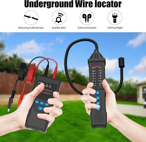 U610 Underground Wire locator ، Tracker Writed Cable Litunder Cable للكابلات المدفونة للحيوانات الأليفة ، واختبار قاطع الدائرة القصيرة من الجدار والكابلات تحت الأرض in Kuwait