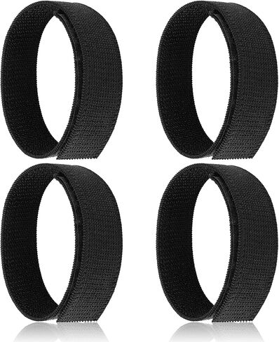 4 Pcs Black Boot Blousers, Elastic Military Boot Straps, Military Boot Bands, Military Ankle Strap Tuck Tight Strips for Men Women Outdoor Sports Military Army Uniforms in Saudi Arabia