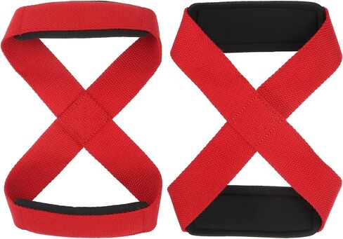 PATIKIL Figure Lifting Strap, Weightlifting Wrist Wraps Dead Lift Padded Grips for Fitness Power Strength Training in Saudi Arabia