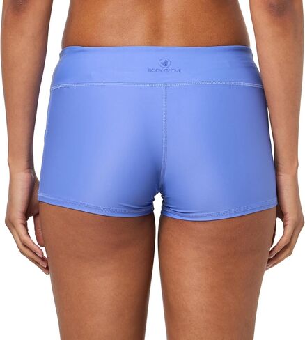 Body Glove Women's Standard Rider Elastic Waist Hybrid Swim Short with UPF 50, Blue Wave, Large in Saudi Arabia