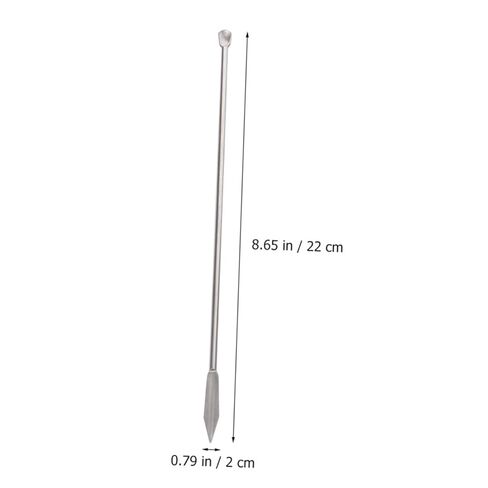 Pretyzoom 2sets Medicine Measurement Acgons Stainless Steel Feather Tiny Lab Labons غير عصرية عملية للمنزل Lab 3pcs*2 in Saudi Arabia