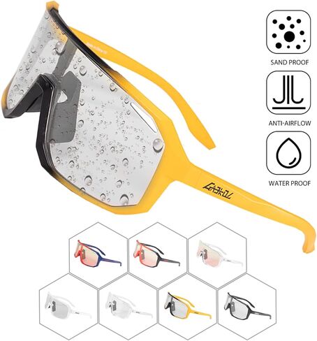 نظارات ركوب الدراجات الضوئية للنساء ، واضحة من UV400 حماية الرياضة نظارات نظارات نظارات شمسية للأشعة فوق البنفسجية للهواء الطلق in Kuwait