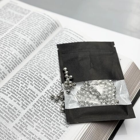 100pcs 8mm Cross Beads Catholic Religious Bead Accessories Diy Rosary Beads Bracelet Necklace Gold and Silver Double Color in Saudi Arabia