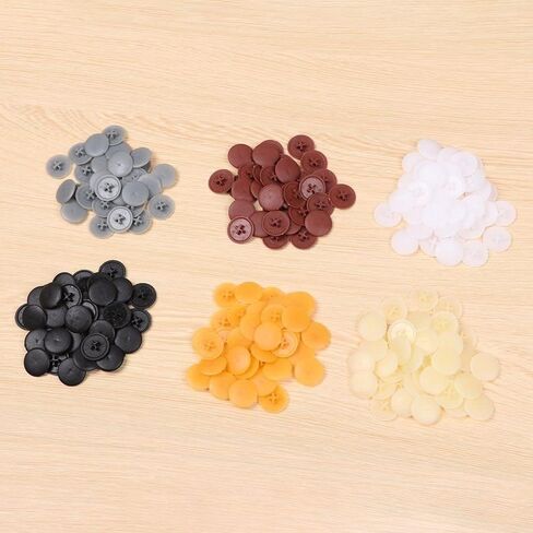 100 PCS White Easy To Prock Cap Covers مجموعة مجموعة متنوعة ، أغطية ثقب من البلاستيك ذاتيًا للبراغي فيليبس ، خزانة ، السحابات النقر على الزخرفة ، مسامير التنصت الذاتي (17 مم) in Saudi Arabia