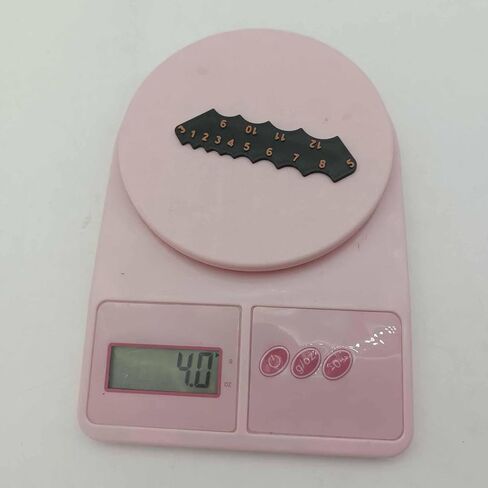 مقياس قطر فيليه - قالب زاوية القوس ، مقياس زاوية مستديرة للبناء ، النجارة ، أدوات القياس (3.66 × 0.98 بوصة) in Kuwait