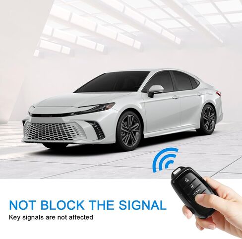 لتغطية Toyota Key Fob for 2025 Camry 2020-2025 RAV4 2019-2025 LAND CRARISER KEY Shell Case for 2021-2025 SIENNA VENZA HILUX GRAND HIVELANDER TUNDRA COROLLA BZ4X PRIUS (Black ، 1PC) in Kuwait