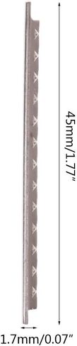 Guitar Fret Wire Metal Brass Cupronickel 1.7mm 19pc UkuMandBanj in Saudi Arabia