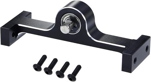 Aluminum Alloy Transfer Case 70mm Width 5mm D-Shaped Shaft for 1/10 RC Crawler Cheater Rigs MOA 1.9 Shafty LCG Chassis Build in Saudi Arabia