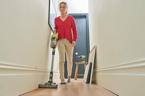 RYOBI 18 V One+ RSV18-0 Cordless Floor Vacuum (30 Airwatt Power ، 820 L/MIN ، فوهة هوية على مدار 24 سم ، بدون بطارية وشاحن) ، أخضر) in Saudi Arabia