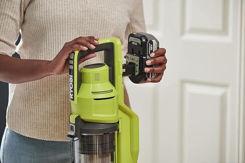 RYOBI 18 V One+ RSV18-0 Cordless Floor Vacuum (30 Airwatt Power ، 820 L/MIN ، فوهة هوية على مدار 24 سم ، بدون بطارية وشاحن) ، أخضر) in Saudi Arabia