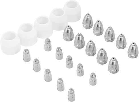 Ceramics Material P80 Electrode 20. 0×10. 0×6. 0 25Pcs Cutting Tips Electrode Consumable Accessory Fit for P80 Cutting Torch P80 Electrode in Saudi Arabia