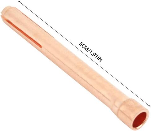 محترم 10 قطع 10N24 COLPPER COLLETS لـ TIG TIG Torch WP-17/18/26-2.4 مم ملحقات قوة القطر in Saudi Arabia