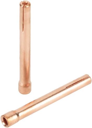 محترم 10 قطع 10N24 COLPPER COLLETS لـ TIG TIG Torch WP-17/18/26-2.4 مم ملحقات قوة القطر in Saudi Arabia