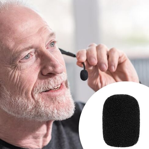 20 Pcs Mini Headset Microphone Windscreen Foam Covers,Mic Foam Windscreen for Small Lapel and Lavalier Microphones in Saudi Arabia