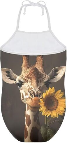 Eleqin Cartoon Animal Cute Girls قطعة واحدة من ملابس السباحة قابلة للتعديل in Kuwait